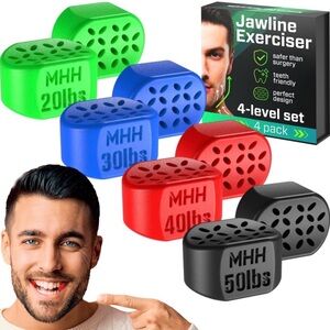 Jawline Exerciser for Men & Women - Powerful Jaw Trainer